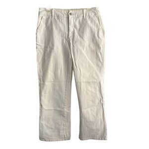 Chico's Platinum White Denim Casual Jeans Size 1.5 Short (M/10)